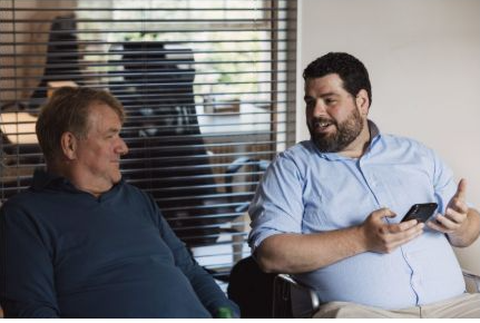 Collega's in gesprek